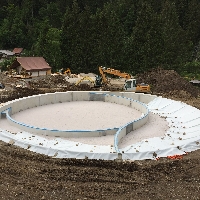 Izvedba bazena Herbal glamping resort Ljubno ob Savinji