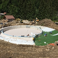 Izvedba bazena Herbal glamping resort Ljubno ob Savinji