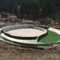 Izvedba bazena Herbal glamping resort Ljubno ob Savinji