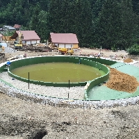 Izvedba bazena Herbal glamping resort Ljubno ob Savinji