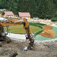 Izvedba bazena Herbal glamping resort Ljubno ob Savinji