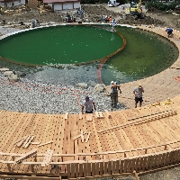 Izvedba bazena Herbal glamping resort Ljubno ob Savinji