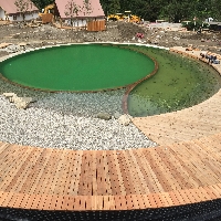 Izvedba bazena Herbal glamping resort Ljubno ob Savinji